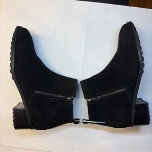 Blondo Samara Women's Waterproof Leather Ankle Boots Dark Taupe Sz 10M